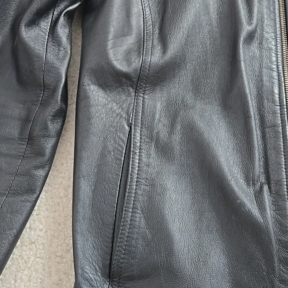 Italian Leather Moto Jacket Bomber & Varsity